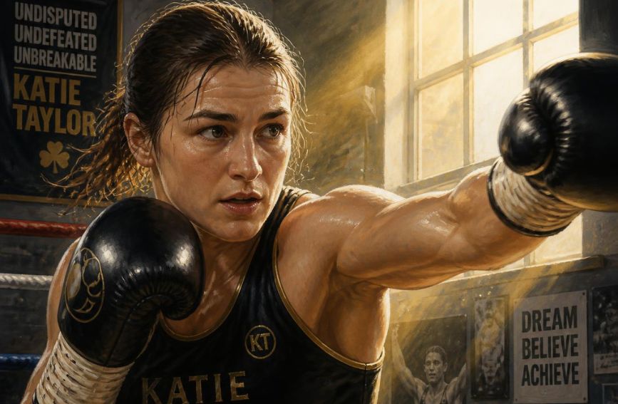 Katie Taylor ends it on her own terms, undisputed, in front of 83,000 Katie Taylor