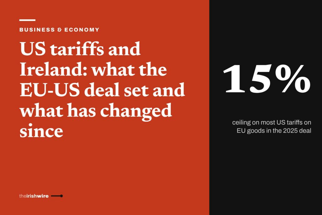 US tariffs and Ireland: what the EU-US deal set and what has changed since